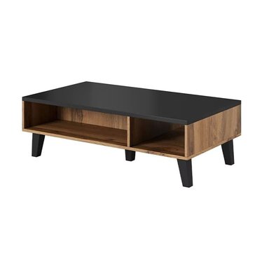 MESA DE CENTRO VINTAGE GINA 110CM VENTITAS HOME NEGRO Y ESPRESSO - 3