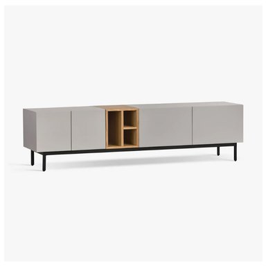 MESA DE TV VENTITAS PERU LUCIANNÉ 85” TAUPE Y DUNA - 3