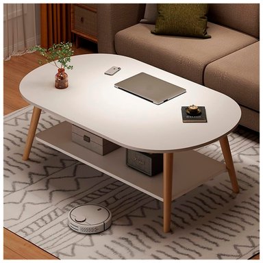 MESA DE CENTRO VENTITAS PERU PIATZA VINTAGE BLANCO