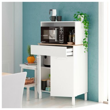 ALACENA PARA COMEDOR O COCINA LEONORÉ VENTITAS HOME BLANCO Y ROVERE - 2