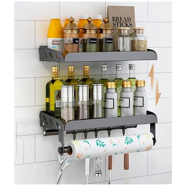 RACK VENTITAS PERU FELIPO METAL NEGRO ORGANIZADOR COCINA