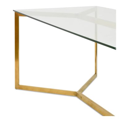 MESA DE COMEDOR VENTITAS HOME CHELSI DORADO 64X175CM - 2