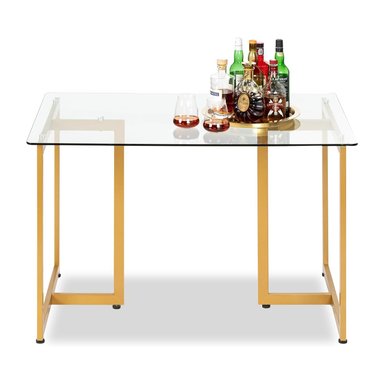 MESA DE COMEDOR VENTITAS HOME CÁNDIDA DORADO 60X140CM - 3