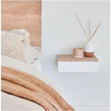 VELADOR FLOTANTE YONG VENTITAS HOME DUNA Y BLANCO