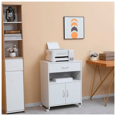 MUEBLE PORTA IMPRESORA VENTITAS PERU FRANCISCO 39 CM X 60 CM BLANCO VENTITAS HOME