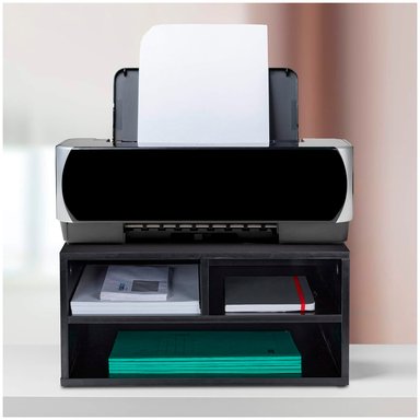 MUEBLE PORTA IMPRESORA VENTITAS PERU RAFIEL 29 CM X 39 CM NEGRO VENTITAS HOME