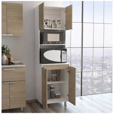 REPOSTERO DE COCINA VENTITAS HOME NEWTON BLANCO Y ROVERE - 2