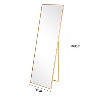 ESPEJO VENTITAS PERU PATRICE RECTANGULAR DORADO MINIMALISTA VENTITAS HOME - 4