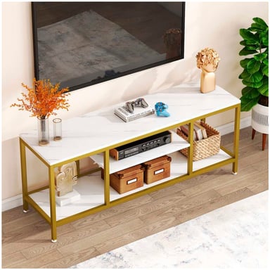 MESA DE TV VENTITAS PERU KELIA 55” BLANCO - 2