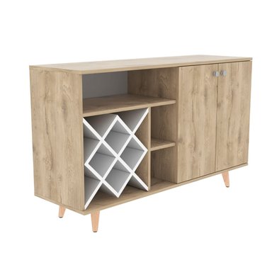 MUEBLE BAR VENTITAS PERU BRUNNETE DUNA BEIGE BLANCO - 3