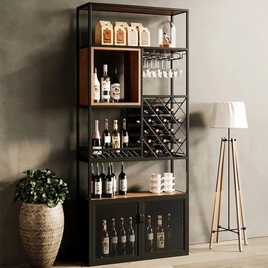 MUEBLE BAR VENTITAS PERU KAZIO HAYA NEGRO - 1