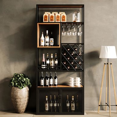 MUEBLE BAR VENTITAS PERU KAZIO HAYA NEGRO - 2