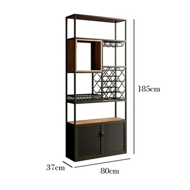 MUEBLE BAR VENTITAS PERU KAZIO HAYA NEGRO - 4