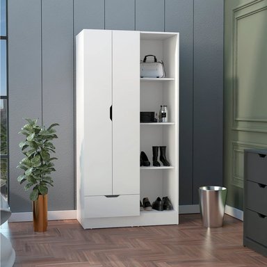 ROPERO VENTITAS PERU AMERICA MINIMALISTA 1 CAJON BLANCO