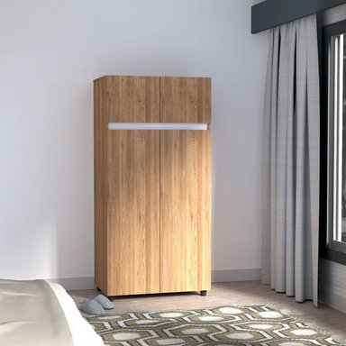 ROPERO VENTITAS PERU MANUEL MINIMALISTA MIEL 4 PUERTAS BEIGE BLANCO