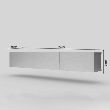MESA DE TV VENTITAS PERU YVETTE FLOTANTE 70” BLANCO - 5