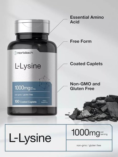 L-LYSINA 1000MG HORBAACH ORIGINAL EEUU