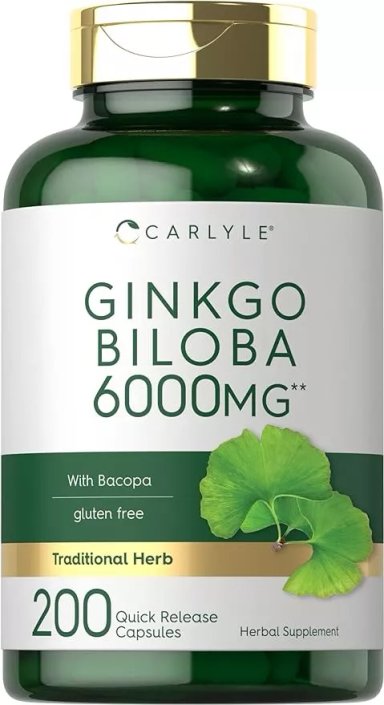 GINKGO BILOBA 6000MG CARLYLE