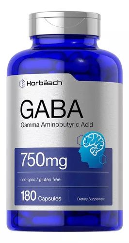 GABA 750MG 180 CAPSULAS ACIDO GAMMA AMINOBUTIRICO EG G37 SABOR ND