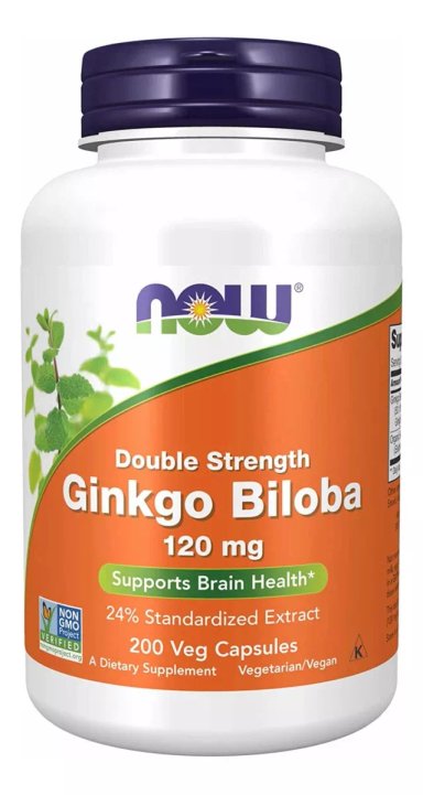 GINKGO BILOBA 120MG ORIGINAL 200 CÁPSULAS EEUU USA