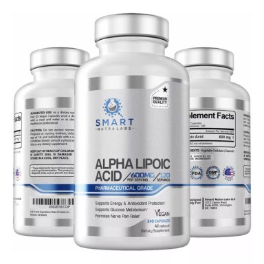 ALFA LIPOICO ALPHA LIPOIC 600MG  MADE IN EEUU