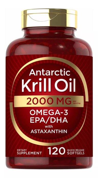 KRILL OIL ASTAXANTHING OMEGA 3 EPA DHA 120 SOFTGELS EEUU