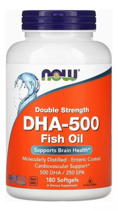 DHA 500/ EPA 250 DOBLE DE FUERZA 180 CAPS DE USA