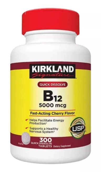 VITAMINA SUBLINGUAL B12 KIRKLAND IMPORTADO EEUU