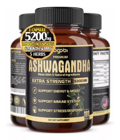ASHWAGANDHA EEUU MÁS POTENTE 120 CAPSULAS