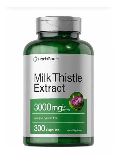 MILK THISTLE HIGADO GRASO CARDO MARIANO SILIMARINA