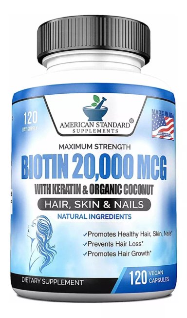BIOTIN BIOTINA 20.000MCG CON KERATINA