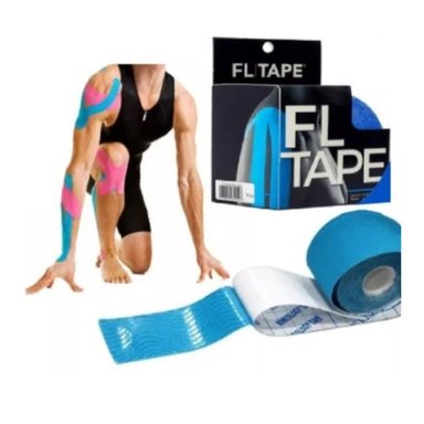 VENDAJE MULTICOLOR FL TAPE CINTA KINESIOLÓGICA 5M NEUROMUSCULAR