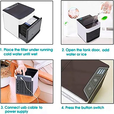 AIRE ACONDICIONADO 3 EN 1 PORTÁTIL ARTIC AIR ULTRA 2 AMBIENTE FRIO - 4