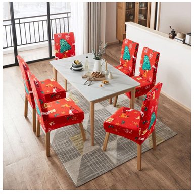 FUNDAS SILLA MODELOS NAVIDEÑOS ELÁSTICAS PROTECTORA X6