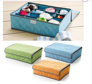 ORGANIZADOR DE MEDIAS ROPA INTERIOR CON TAPA 24 ESPACIOS