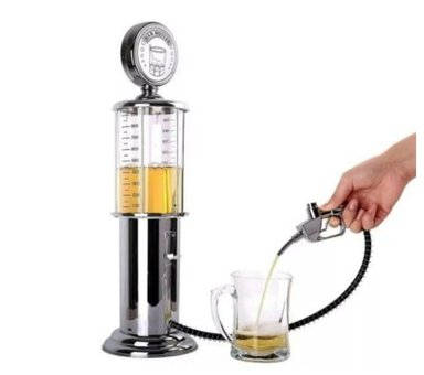 DISPENSADOR  CROMADO BEBIDAS MANUAL VINTAGE 900ML