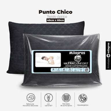 ALMOHADA DE TELA PUNTO