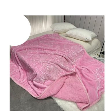 FRAZADA GOLDSUN SHERPA ENTERO ATERCIOPELADA RELIEVE