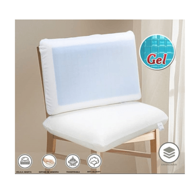 ALMOHADA CASATEX BLANCO CON GEL