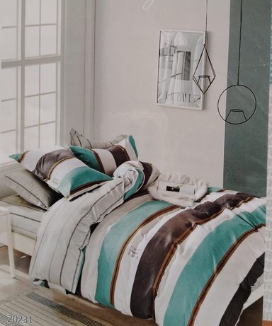 SET SÁBANAS 2 PLAZAS TURQUESA