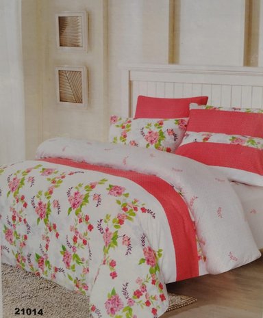 SET SÁBANAS 2 PLAZAS NARANJA