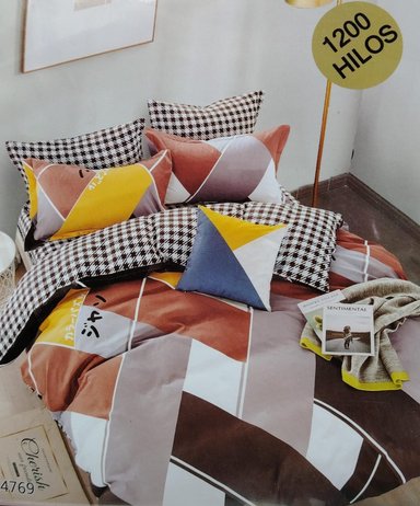 SET SÁBANAS QUEEN MARRÓN