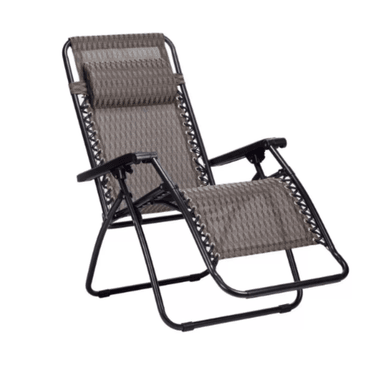 SILLA PLEGABLE PORTATIL CAMPING PLAYA UNICO GRIS OSCURO - 1
