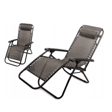 SILLA PLEGABLE PORTATIL CAMPING PLAYA UNICO GRIS OSCURO - 2