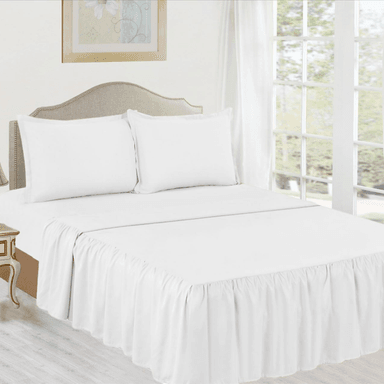 JUEGO DE SÁBANAS CON BLONDA CASATEX 2PLZ