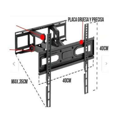 RACK TV SOPORTE DE MONTAJE 32 A 70 PULGADAS - 2
