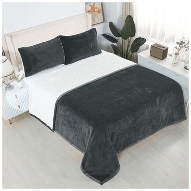 MANTA PIEL DE ANGEL CON CARNERO 5D KING