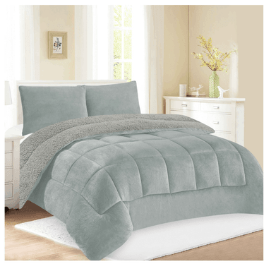 EDREDÓN PIEL DE DURAZNO CON CARNERO KING