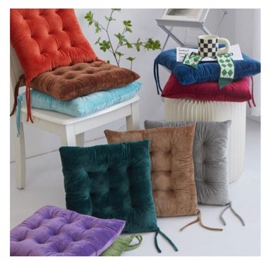 COJÍN PARA SILLA CON DISEÑO CAPITONEADO