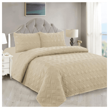 CUBRECAMA DE 5 PIEZAS COLOR ENTERO